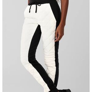 ALO Airbrush Winter Warm High-Waist Moto Puffer Pant